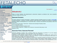Tablet Screenshot of fetalecho.pl